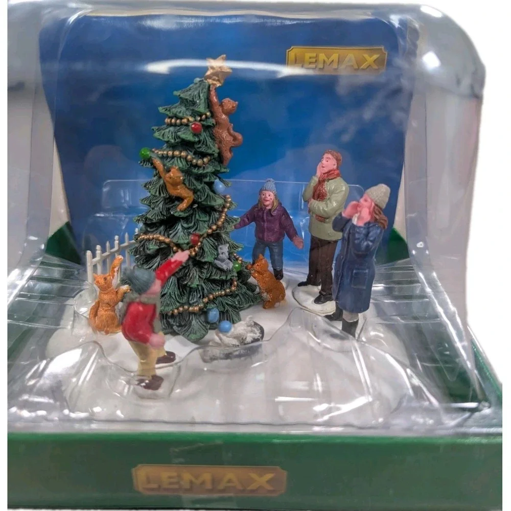 Lemax Christmas Catastrophe 73303 Village Table Accent New Sealed Retired 2017